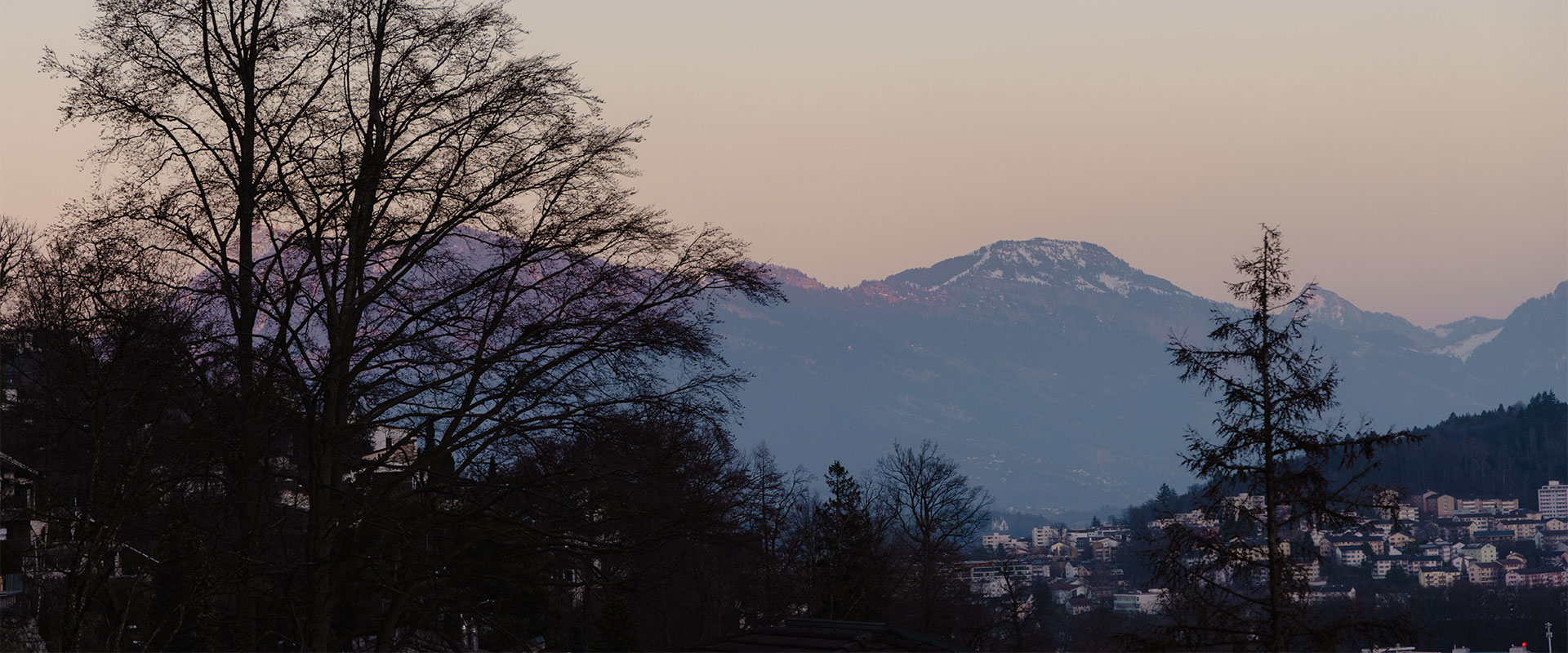 Ein Panorama Bild von Kriens